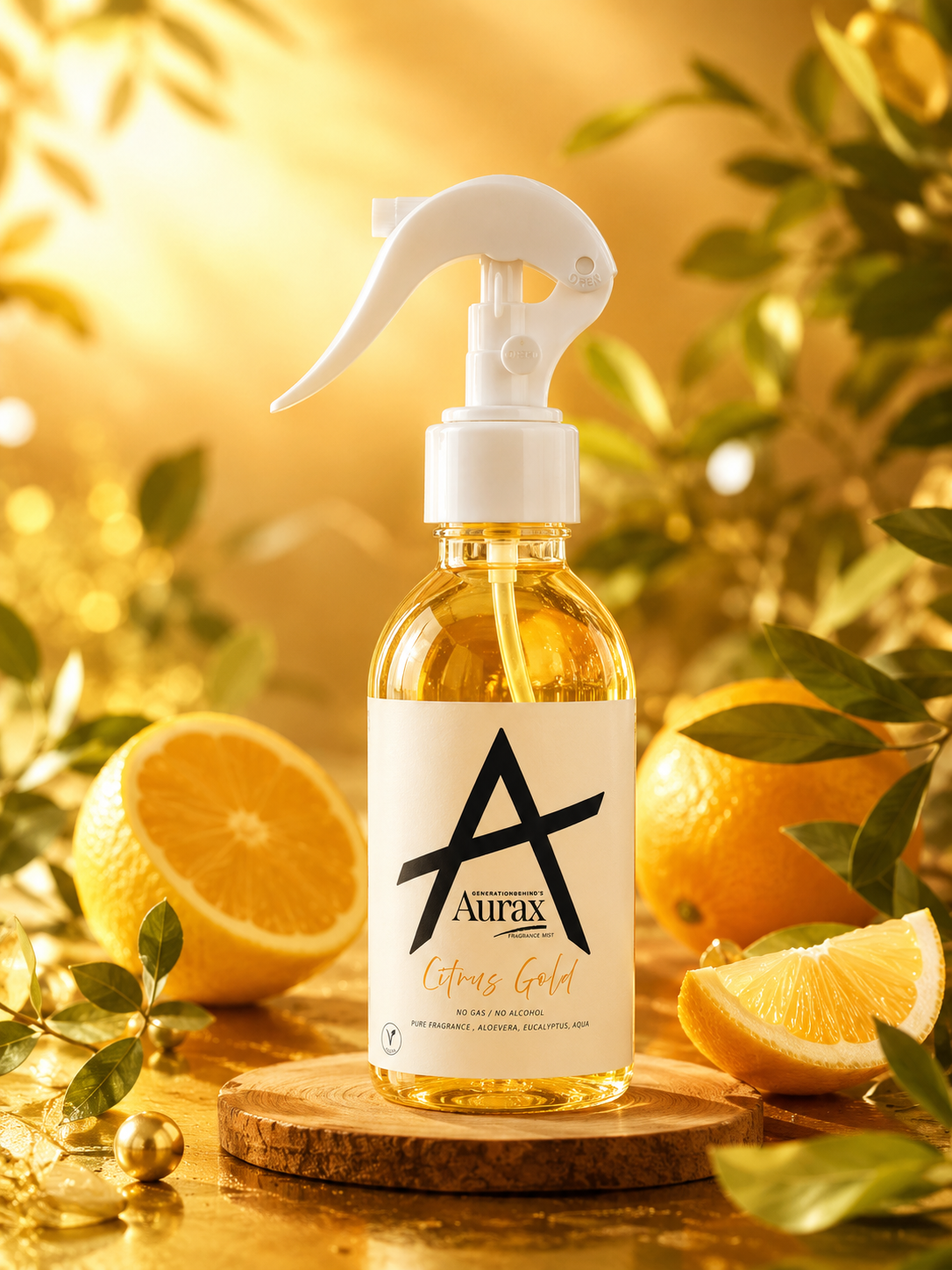 Citrus Gold Room Fragrance Mist – Aurax by Generationbehind